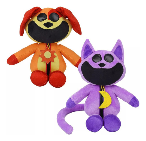 Muñeca Juguete Smiling Critters, 2 Unidades, Catnap & Dogday