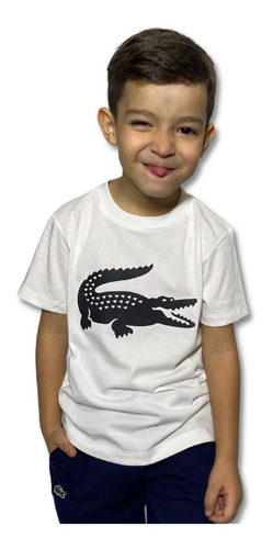 Camiseta Infantil Lacoste Original Entrega Imediata + Nf