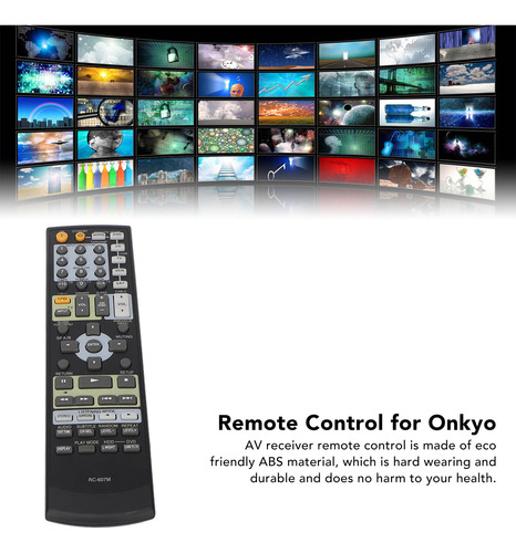 Control Remoto De Receptor De Repuesto Rc 607m Av Para Onkyo