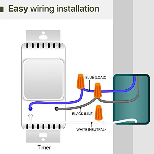 Interruptor De Luz Programable Toolhome Para 7 Días, Tiempo
