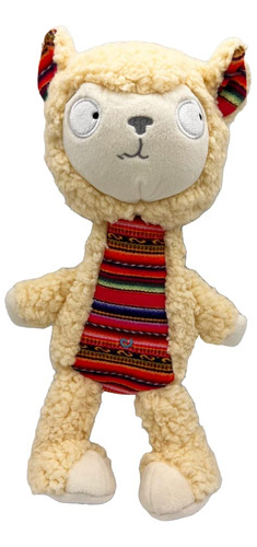 Peluche Para Perro Shama Llama Beige Claro Grande 31 Cm