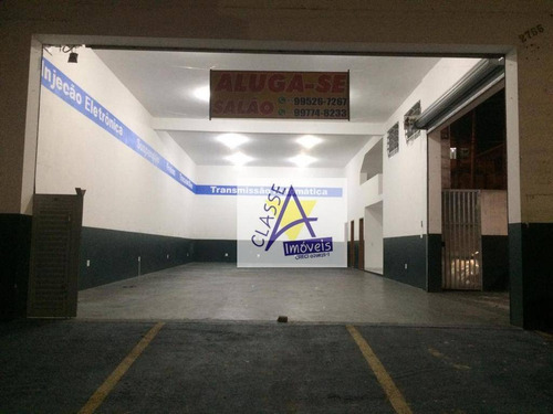 Imagem 8 de 9 de Salão Para Alugar, 220 M² Por R$ 5.900/mês - Vila Pires - Santo André/sp - Sl0087