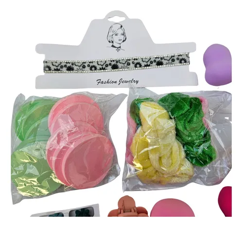 Set Belleza Esponjas Maquillaje Pinches Skincare Regalo