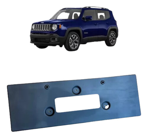 Suporte Placa Jeep Renegade