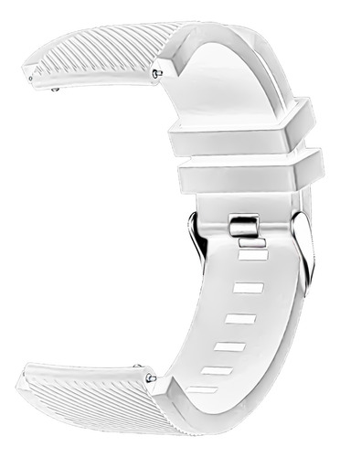 Correa Deportiva Texturizada Para Smartwatch Colmi C81 Blanco 2.2 Cm