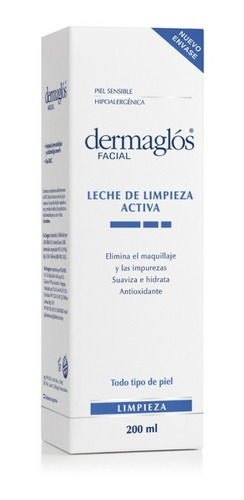 Leche Facial Dermaglos Limpieza Activa X 200 Ml