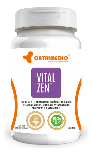 Vitalzen - Triptofano + Glutamina + Magnesio + B3 B6 B12