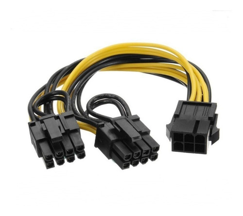 Cable Adaptador Splitter Pcie 6 A 2 8 Pin 6+2 Rig Mineria Mg