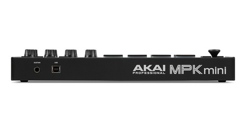 Imagen 2 de 3 de Controlador Midi Akai Mpk Mini Mk3 Negro