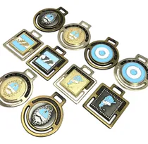 Comprar Medallas Para Hacer Llaveros Argentina Pack X 10u. Surtidas