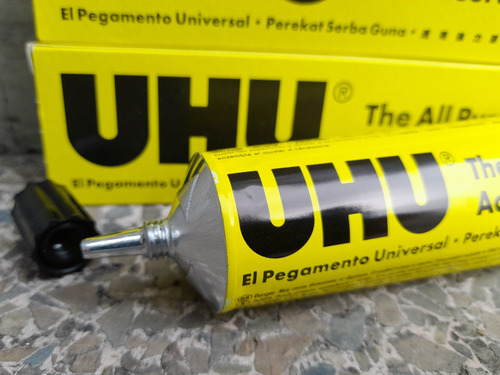 Imagen 6 de 6 de Pega Uhu Original 125ml Universal Multiuso Importada Nueva
