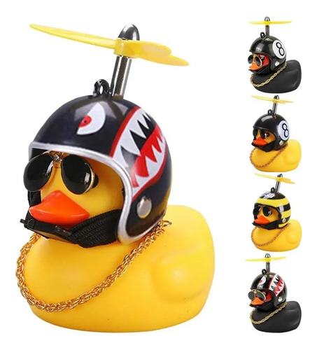 Patito Biker Para Carro, Moto Y Cicla Con Accesorios De Lujo