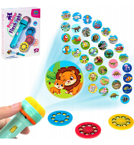 Proyector De Linterna Naturaleza Lampara Proyeccion Niños Color Color Al Azar