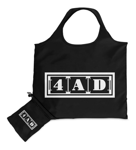 4ad Music Label  Bolsa De Tela Autoempacable