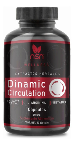 Nsn Dynamic Circulation | Extracto Uva, L-arginina, Betabel Sabor Sin sabor