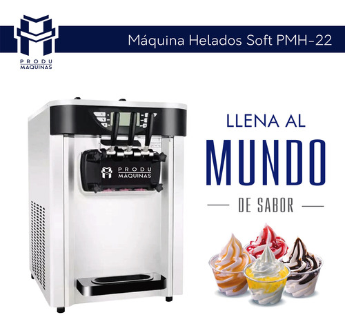 Máquina Helados Suave, Batidores De Acero Inoxidable.