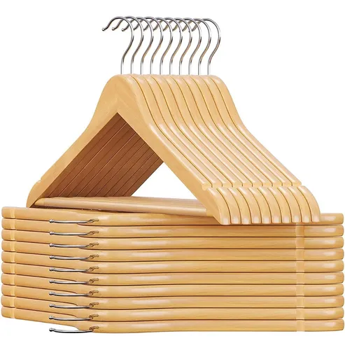 Precio perchas de madera por unidad sale