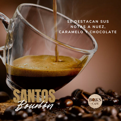 Café Brasil En Grano Boks Santos Bourbón 1 Kg