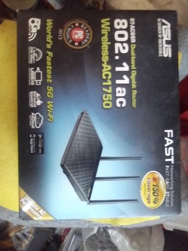 Asus Rt-ac66r 802.11 Banda Dual Inalámbrica Ac 1750 Gig Rout