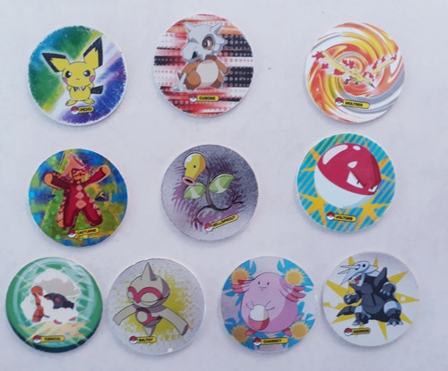 10 Tazos Pokemon Classic Tazos Del 2007 #7 (Usado)