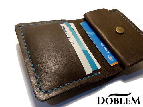 Imagen 4 de 6 de Billetera De Cuero Doblem Mod.: 2003