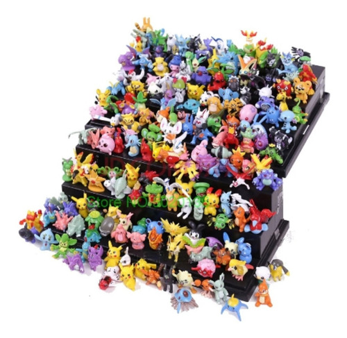 Kit Pokemon Miniaturas Brinquedos Bonecos Sortidos 24 Pçs