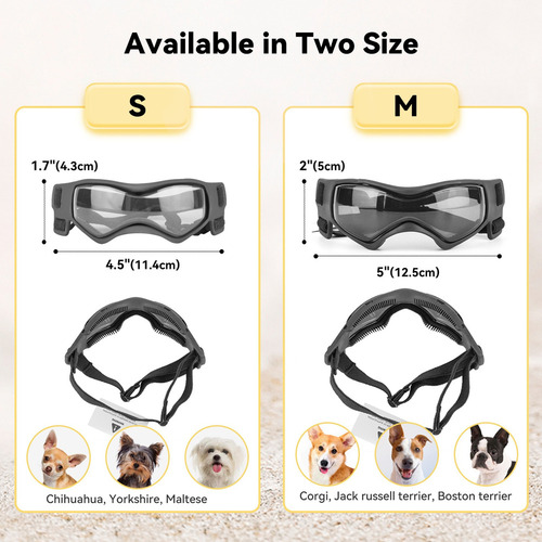 ¡ Gafas De Sol Ajustables Para Perros Pequeños Y Medianos