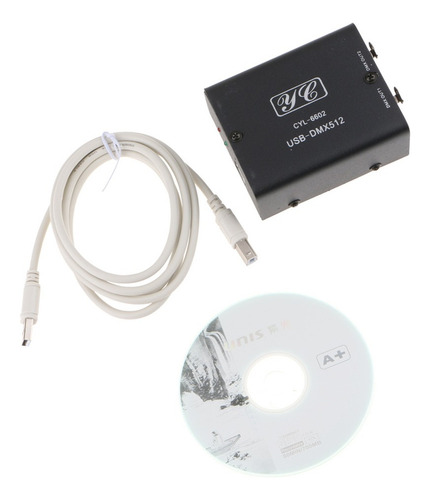 512 Canales Usb A Dmx512 Luz Led Dmx- Controlador