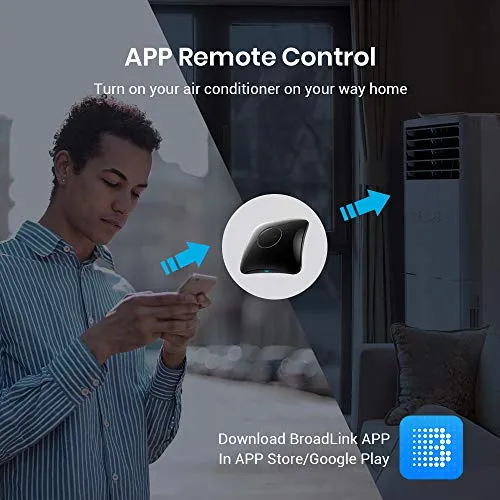 Hub De Control Remoto Broadlink Rm4 Pro Ir Rf Con Cable De S