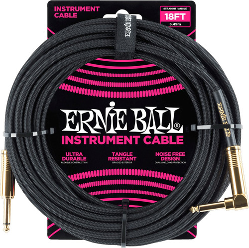 Cable Para Instrumento Plug - Plug L Ernie Ball P06086 5.5m