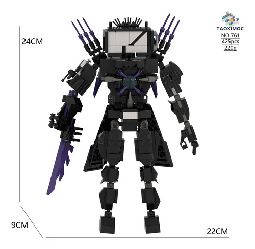 Monitor Man Y Toilet Man Block Toys