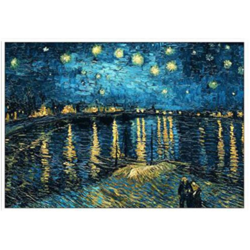 Noche Estrellada Lejana Rio Rodano De Van Gogh 5d Brico...