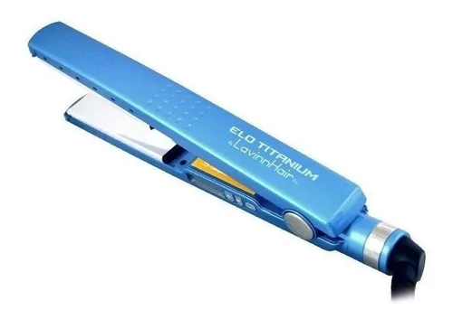 Prancha de cabelo LavinnHair Pro Elo Titanium azul 110V/220V