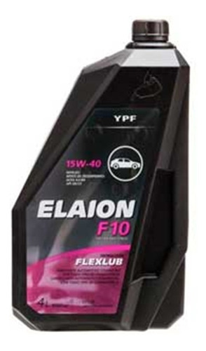 Imagen 1 de 3 de Elaion F10 15w40 X4 Litros Ypf Mineral