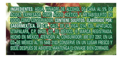 Clemente Jacques Vinagre Blanco 2 Pack 3.8 L C/u