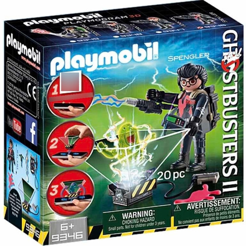 Playmobil 9346, Ghostbusters Egon Spengler Con Playmogram!