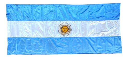 Bandera Argentina Premium 60 X 130 Con Sol Reforzada C/tiras