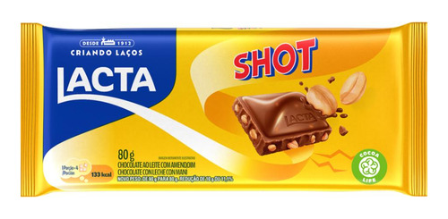 Chocolate Shot Amendoim Nestlé 80g
