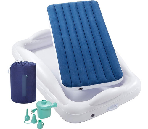 Cama Inflable De Viaje Para Niños Pequeños Con Topes