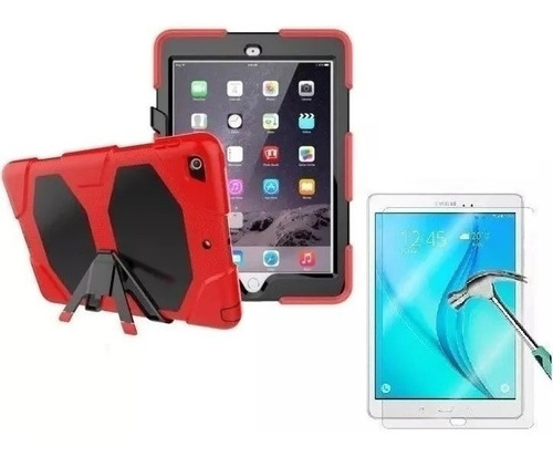 Funda Uso Rudo + Mica Para iPad Air 1 9.7 A1474, A1475 A1476