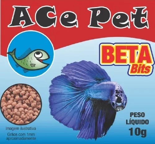 Alimento Ração Saudável Pare Peixes Beta Bits 1o Gramas Pet