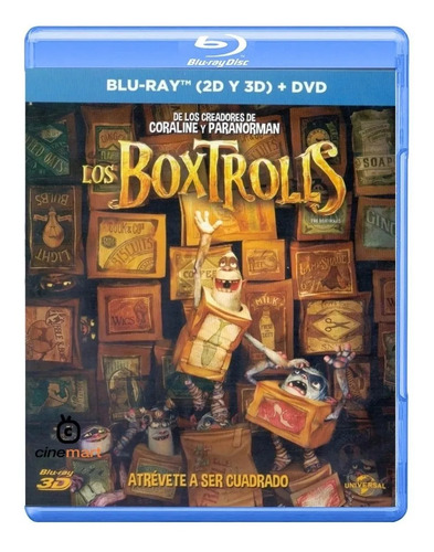 Boxtrolls Pelicula Bluray3d + Dvd