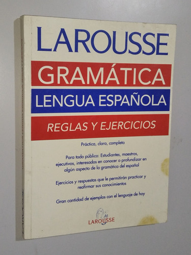 Libro Físico Larousse Gramática Lengua Española Reglas Y Eje
