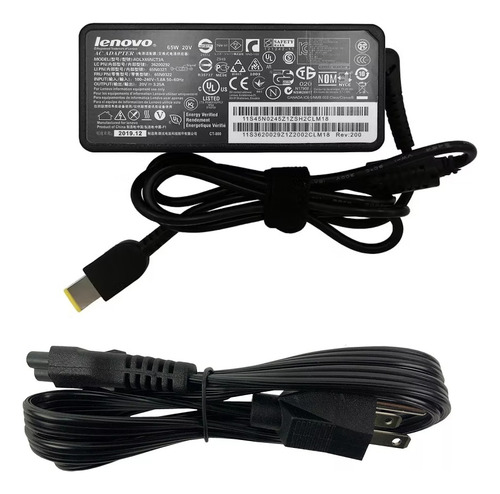 Cargador Lenovo Punta Usb  20v  3.25a  65w