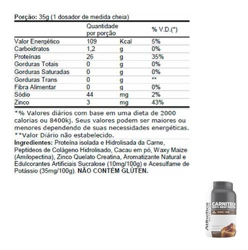 Carnitech Beef Protein 900g - Atlhetica