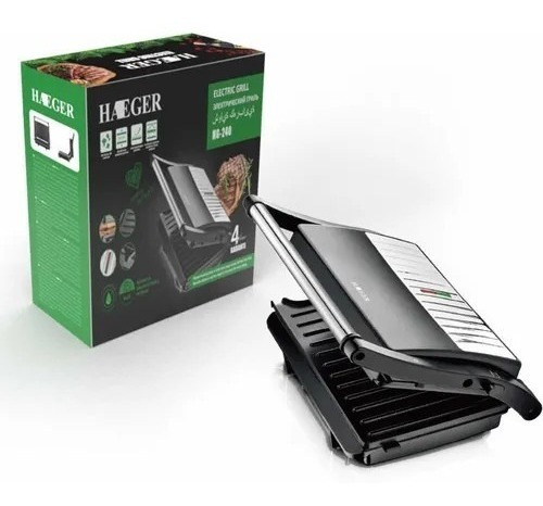 Parrillera Sandwichera Eléctrica Grill Tostador Pan Carne 