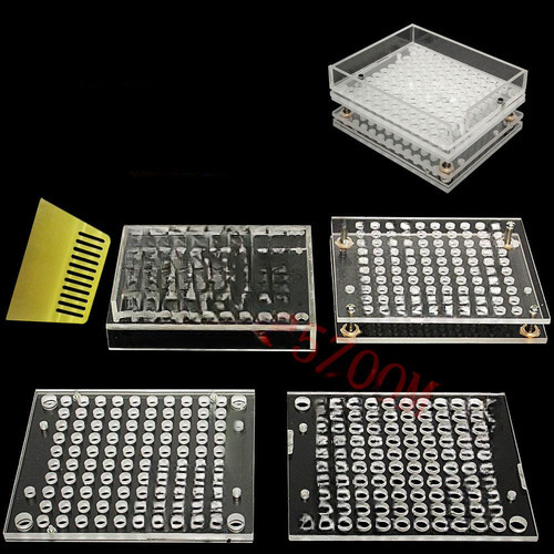 5pc 100holes 00 Relleno De La Cápsula De Acrílico Máquina Ho