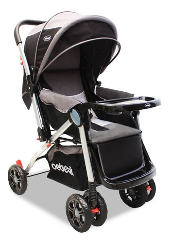 Coche Para Bebe Napoli Reversible Bebesit Color Gris