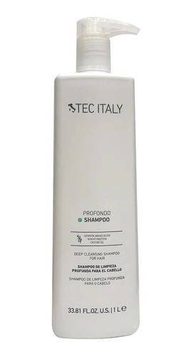 Shampoo Tec Italy Profondo Litro Limpieza