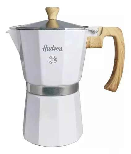 HUDSON Cafetera Esmaltada Gris Estilo Italiana 9 Tazas – Hudsonkitchenware